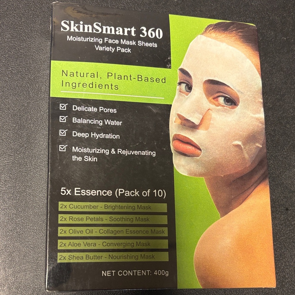 SkinSmart 360 Variety Pack of 10 Face Masks